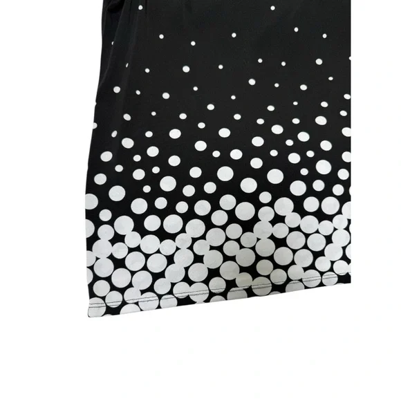 Croft & Barrow Black and White Top Size Small - Picture 3 of 6